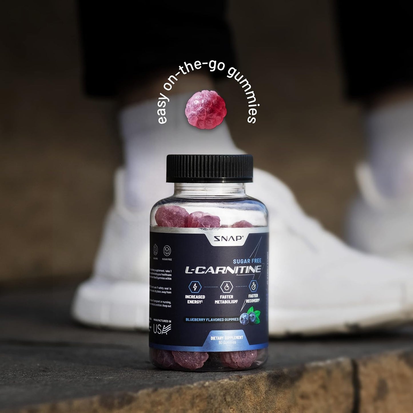 L-Carnitine Sugar-Free Blueberry Gummies