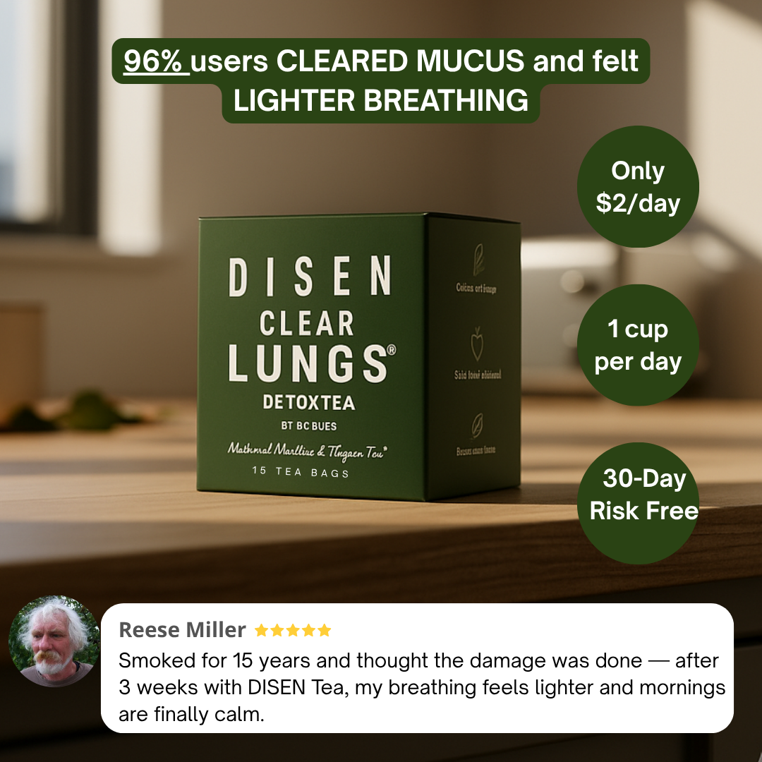 DISEN TEA BAGS FOR LUNG DETOX
