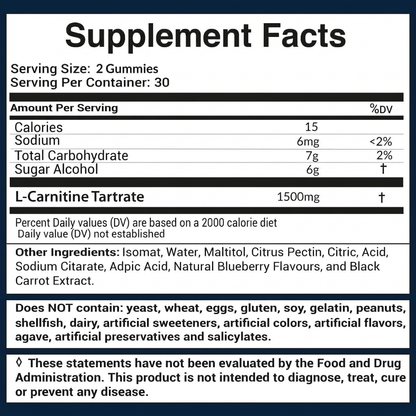 DISEN™ L-CARNITINE GUMMIES 1500MG